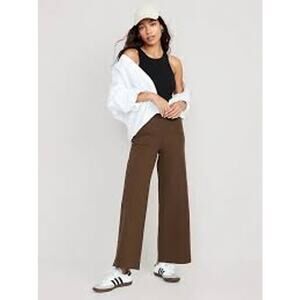 Old Navy Pixie Wide Leg Chocolate Brown Womens Size Medium NWT